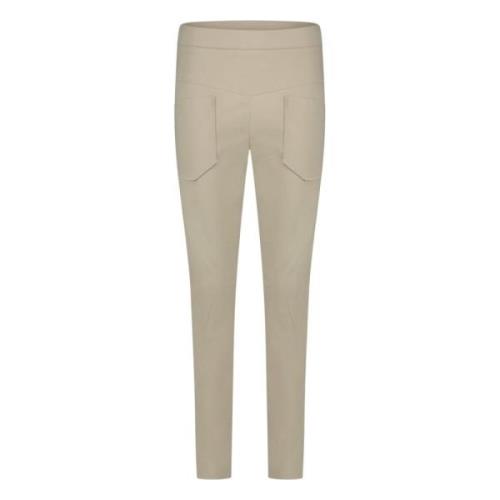 Tapered Trousers Jane Lushka , Beige , Dames