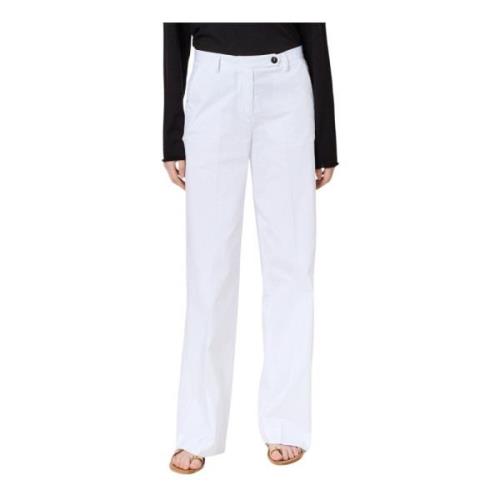 Trousers Massimo Alba , White , Dames