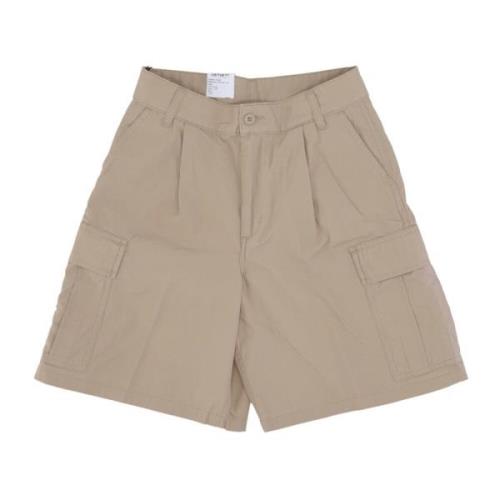 Cargo Shorts Man Streetwear Collectie Carhartt Wip , Beige , Heren
