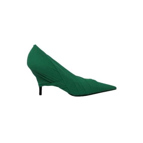 Pre-owned Nylon heels Balenciaga Vintage , Green , Dames