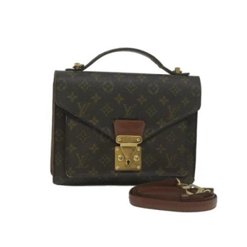 Pre-owned Canvas louis-vuitton-bags Louis Vuitton Vintage , Brown , Da...