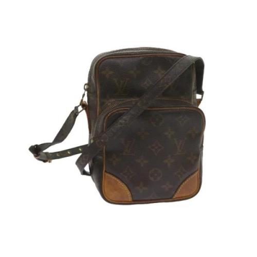 Pre-owned Canvas louis-vuitton-bags Louis Vuitton Vintage , Brown , Da...