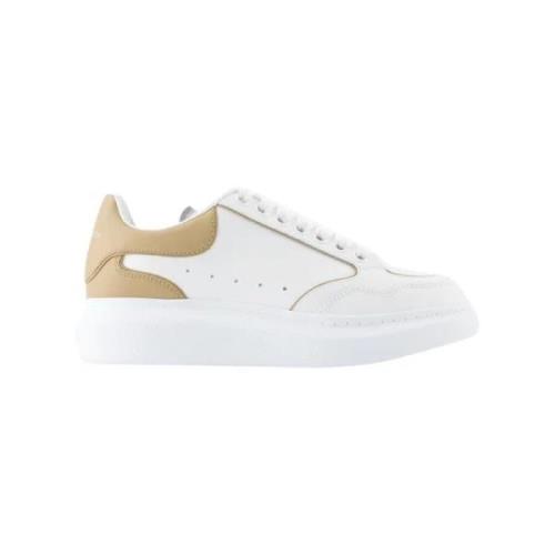 Pre-owned Leather sneakers Alexander McQueen Pre-owned , White , Dames