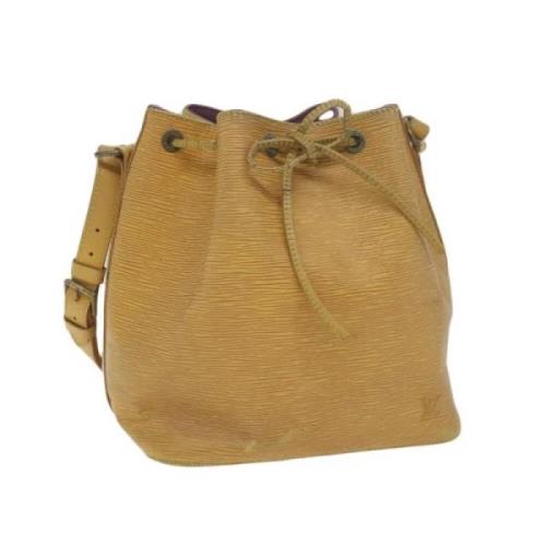 Pre-owned Leather louis-vuitton-bags Louis Vuitton Vintage , Yellow , ...