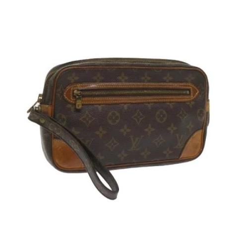 Pre-owned Canvas louis-vuitton-bags Louis Vuitton Vintage , Brown , Da...