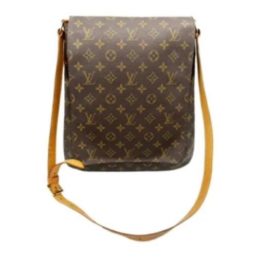 Pre-owned Canvas louis-vuitton-bags Louis Vuitton Vintage , Brown , Da...