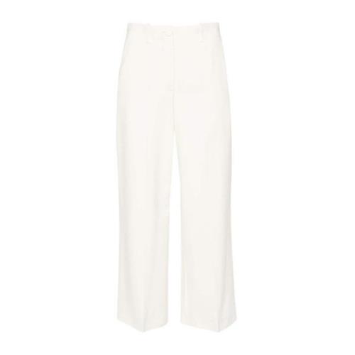 Cropped Trousers Erika Cavallini , White , Dames