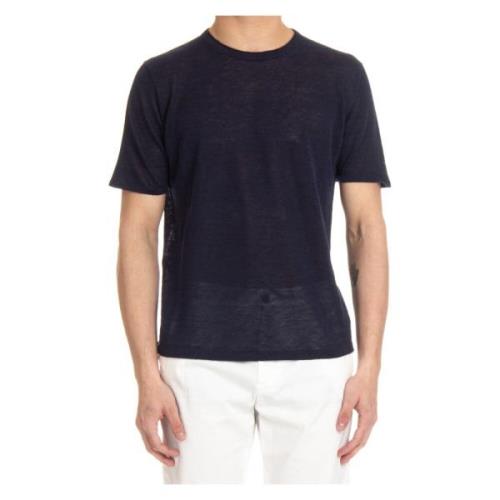 T-Shirts Roberto Collina , Blue , Heren