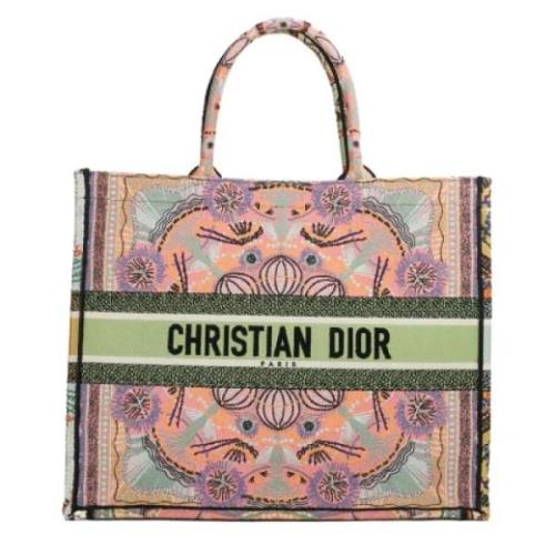 Pre-owned Canvas dior-bags Dior Vintage , Multicolor , Dames