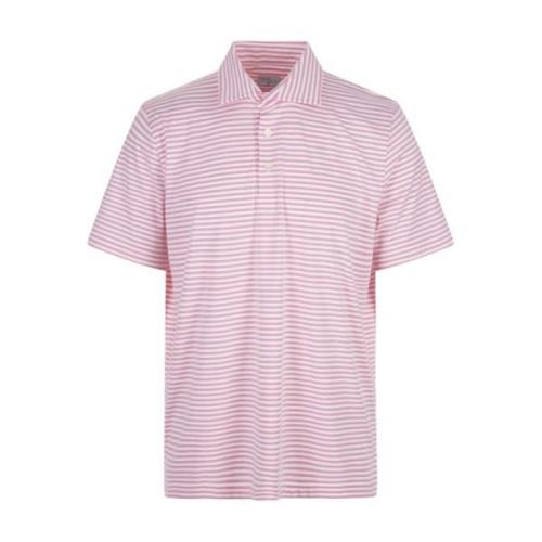 Short Sleeve Shirts Fedeli , Pink , Heren