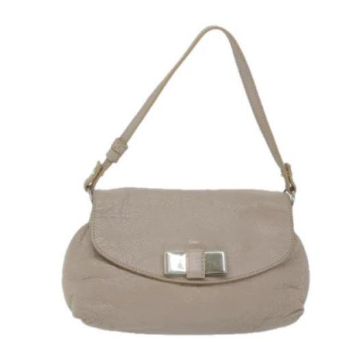 Pre-owned Leather shoulder-bags Chloé Pre-owned , Beige , Dames