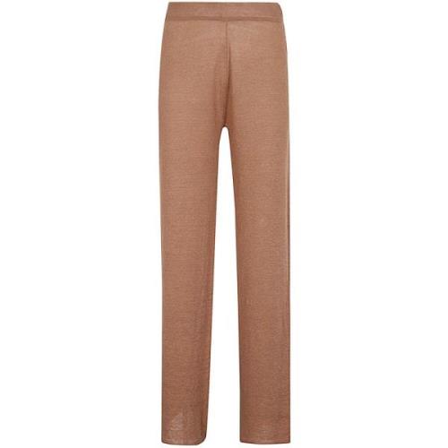Straight Trousers Kangra , Brown , Dames