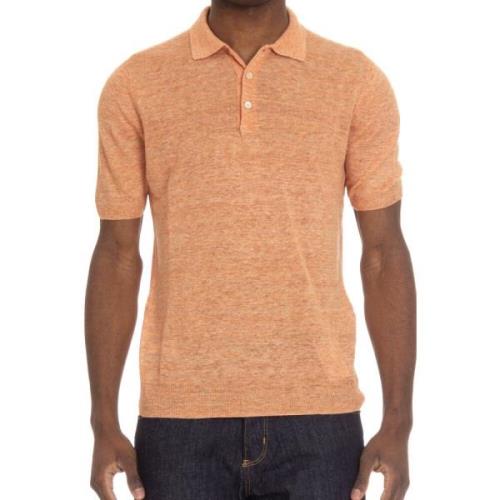 Polo Shirts Gran Sasso , Orange , Heren