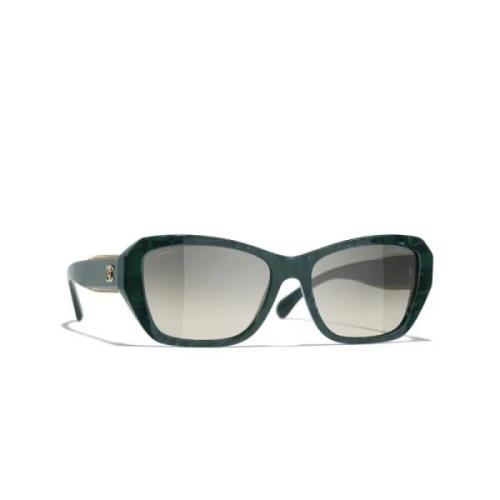 Sunglasses Chanel , Green , Unisex