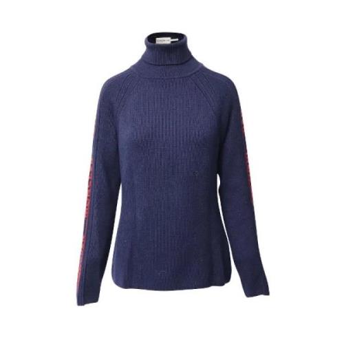 Pre-owned Wool tops Moncler Pre-owned , Blue , Dames