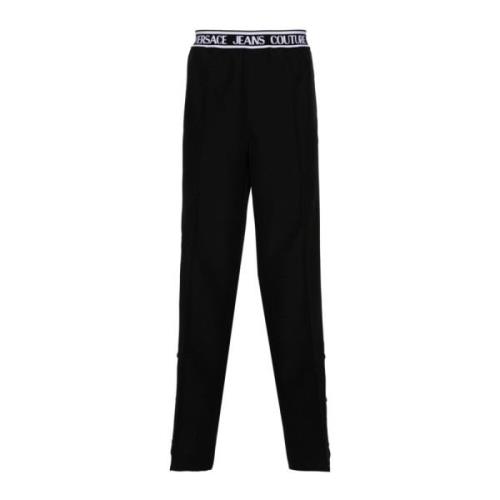 Zwarte Broek Pantalone Versace Jeans Couture , Black , Heren