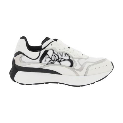 Sprint Runner Mesh Leren Sneakers Alexander McQueen , Multicolor , Her...