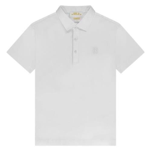 Polo Shirts In Gold We Trust , White , Heren