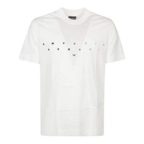 Puffy Vanilla T-Shirt Emporio Armani , White , Heren