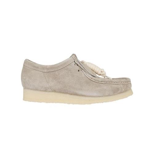 Laced Shoes Clarks , Gray , Heren