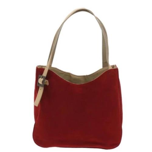 Pre-owned Suede shoulder-bags Givenchy Pre-owned , Red , Dames