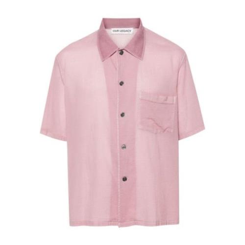 Short Sleeve Shirts Our Legacy , Pink , Heren