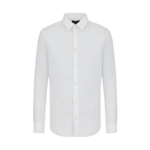 Lange mouwen shirt Emporio Armani , White , Heren