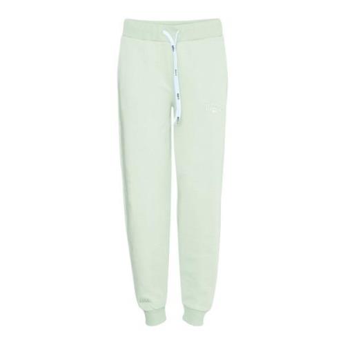 Stijlvolle Sweatpants met Geborduurde Details Ball , Green , Dames