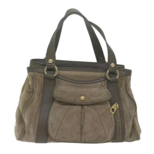 Pre-owned Suede celine-bags Celine Vintage , Brown , Dames