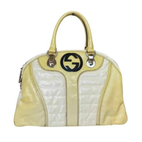 Pre-owned Fabric handbags Gucci Vintage , Yellow , Dames