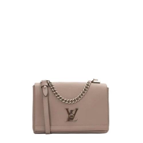 Pre-owned Leather louis-vuitton-bags Louis Vuitton Vintage , Gray , Da...