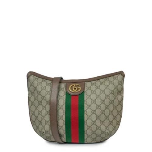 Pre-owned Canvas gucci-bags Gucci Vintage , Beige , Dames