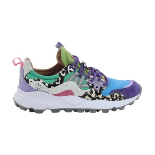 Blauwe Yamano Damesschoenen Flower Mountain , Multicolor , Dames