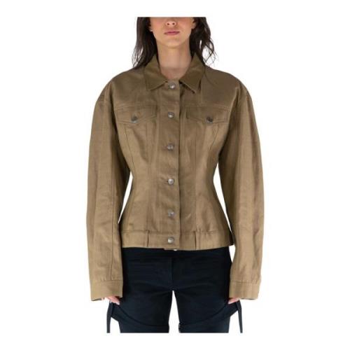 Leather Jackets Stella McCartney , Brown , Dames