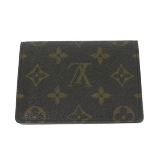 Pre-owned Canvas wallets Louis Vuitton Vintage , Brown , Dames