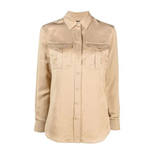 Long Sleeve Tops Ralph Lauren , Beige , Dames