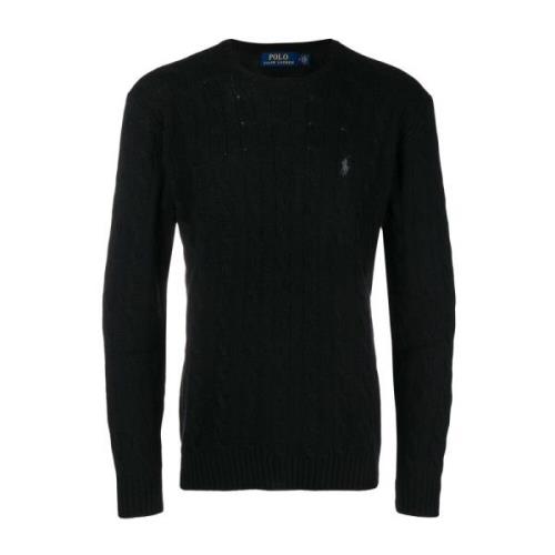 Luxe Kabeltrui Ralph Lauren , Black , Heren