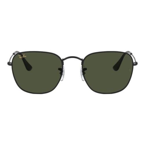Open, Women`s Sungles with Green Lenses Ray-Ban , Black , Dames