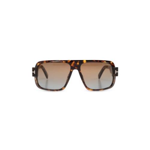 Turner zonnebril Tom Ford , Brown , Unisex