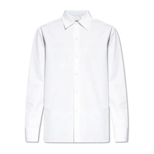 Katoenen shirt Jil Sander , White , Heren