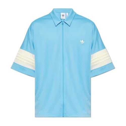 Shirt met korte mouwen Adidas Originals , Blue , Heren