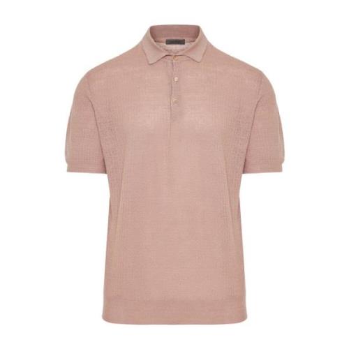Polo Shirts Corneliani , Pink , Heren