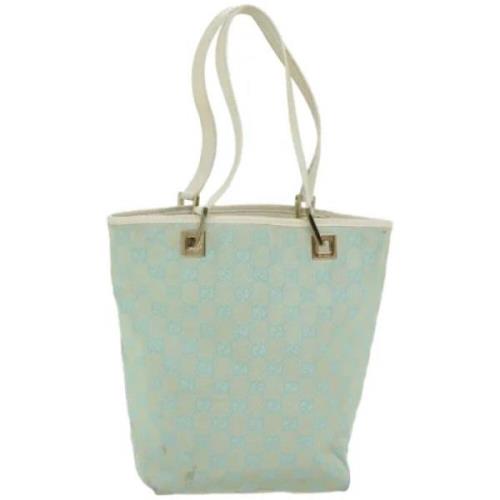 Pre-owned Canvas gucci-bags Gucci Vintage , Blue , Dames