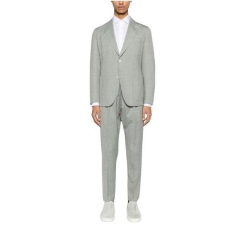Elegant Suit Abito 07 Set Eleventy , Gray , Heren