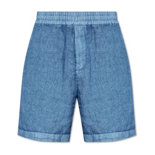 Linnen shorts Burberry , Blue , Heren