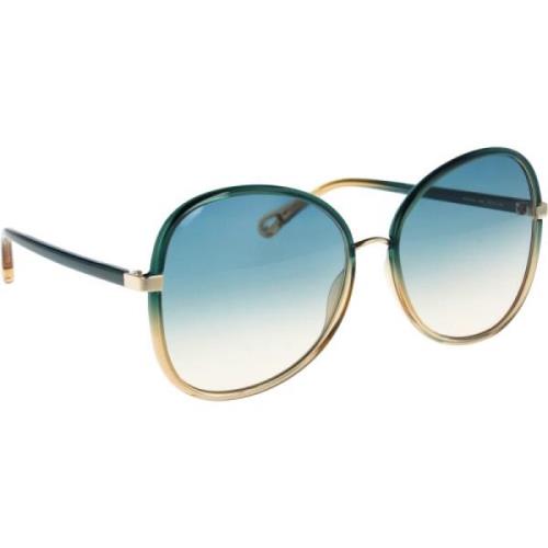 Sunglasses Chloé , Green , Dames