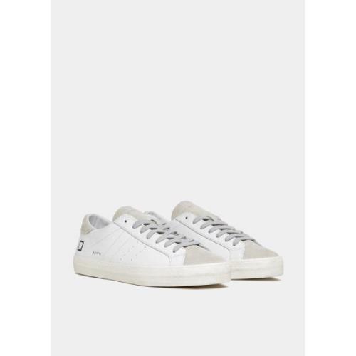 Witte Lage Hill Date Sneakers D.a.t.e. , White , Heren