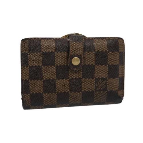 Pre-owned Canvas wallets Louis Vuitton Vintage , Brown , Dames