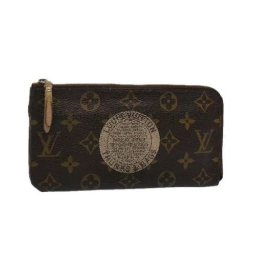 Pre-owned Canvas wallets Louis Vuitton Vintage , Brown , Dames