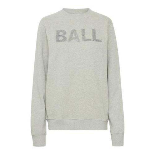Grijze Sweatshirt D. Hampton Sw Ball , Gray , Dames